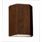 Luxury Lighting Timberline 10in. High Wood-Look Ceramic 3-Sided Outdoor Wall Light TL193 Brk u/d-7 - alternate 3